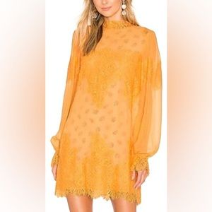 🧡🔥 Hot As Hell Queen 4 A Day Lace Floral Mini Dress